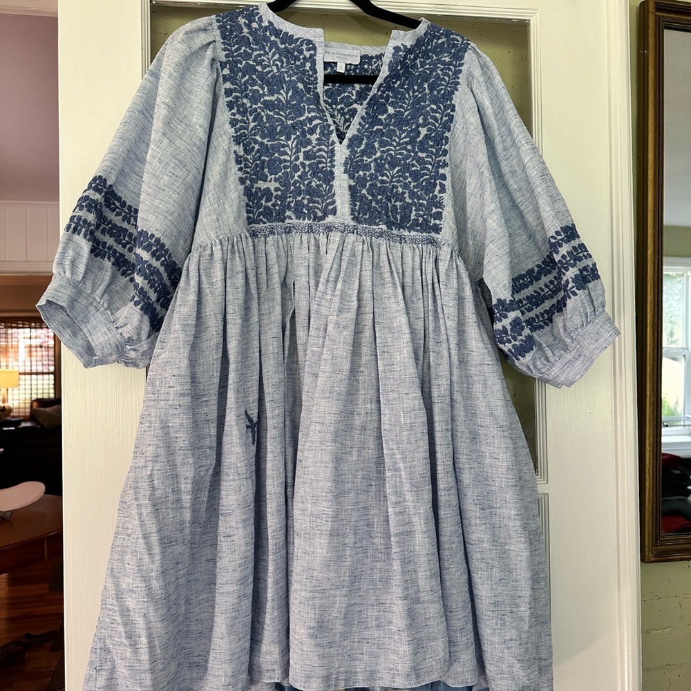 Mi Golondrina Violeta Azules Claro Dress